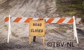 Road closed tbv